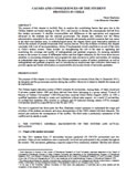 Causes & Consequences of the Chilean Student Movement
